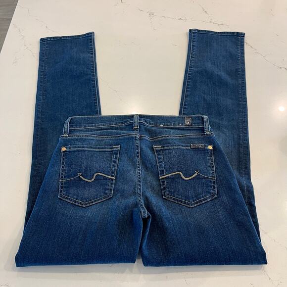 7 for all mankind Straight Leg Jeans Size 28 - Picture 4 of 10